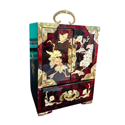 Miniature 20th Century Chinese Lacquer Cabinet