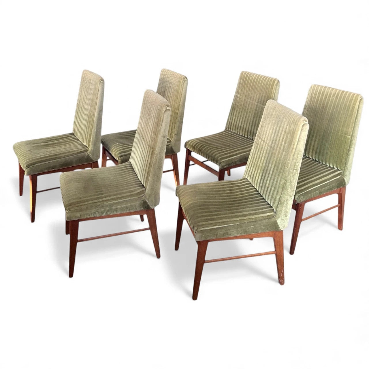 Alfred Cox Dining Chairs – Mid Century Vintage Set of Six Teak Chairs