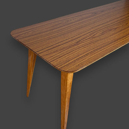 Mid Century Formica Maple Coffee Table