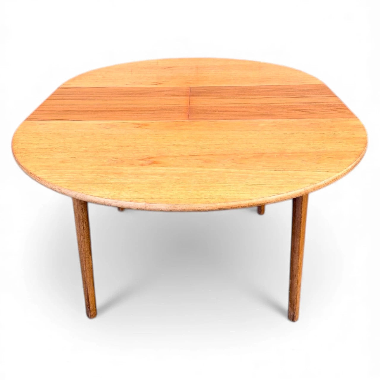 Nathan Round Extending Dining Table with Chairs – Mid-Century Teak Dining Set
