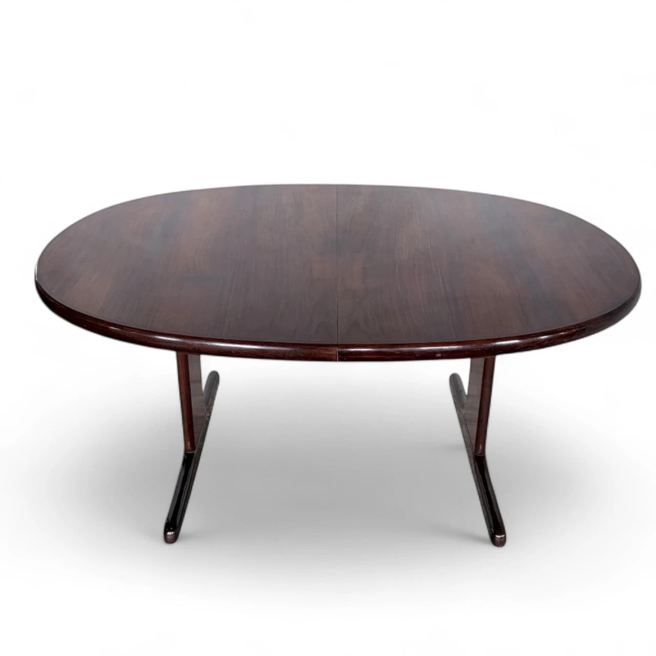 Skovby Rosewood Dining Table | Danish Mid-Century Modern | Extendable Oval Table