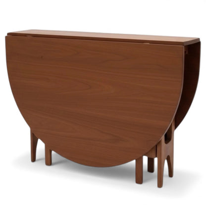 Mid Century Dining Table - Vintage McIntosh Teak Drop Leaf, Scandinavian Style — view 2