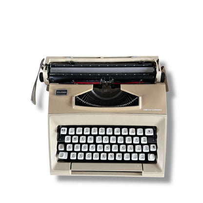 Vintage 1970s British Made Smith Corona Courier Portable Typewriter