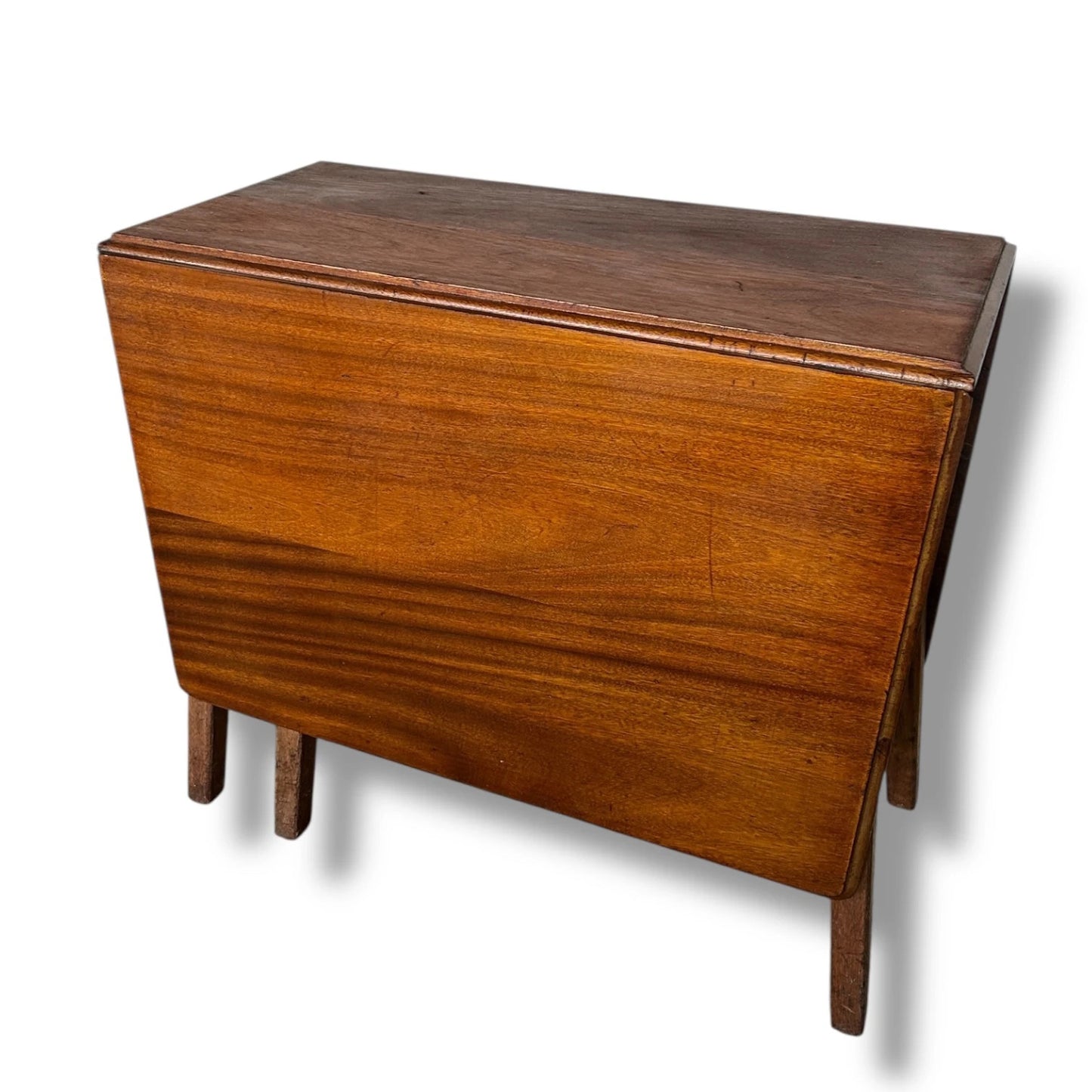Mid Century Modern Teak Wood Drop Leaf Extending Table