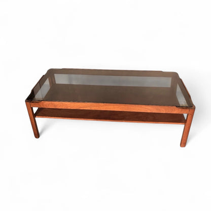 Vintage Myers Smoked Glass Coffee Table – Mid-Century Modern