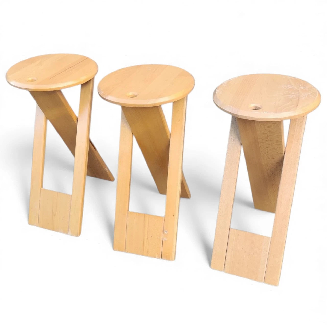 Set of Vintage Suzy Stools by Adrian Reed for Princes Design Works – 1980s British Modern Design