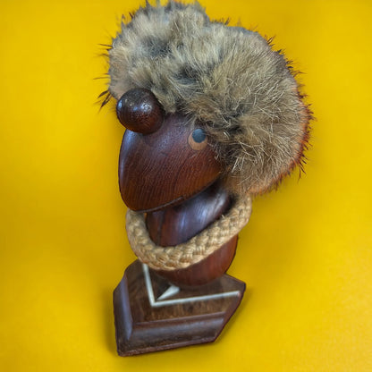 Mid Century Hans Bolling Wood Figure
