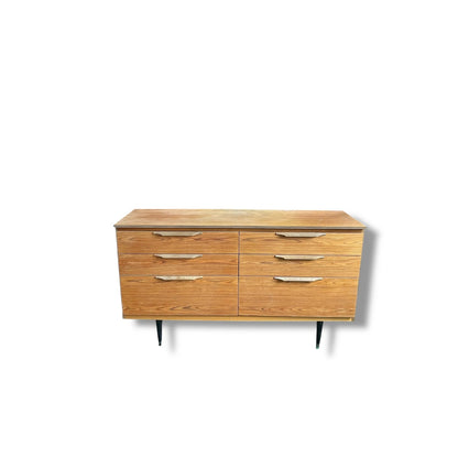 Mid Century Modern Teak Storage Drawers Chest of Drawers Tall Boy