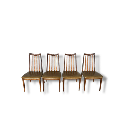 Set of 4 Mid Century G-Plan Fresco Teak Dining Chairs