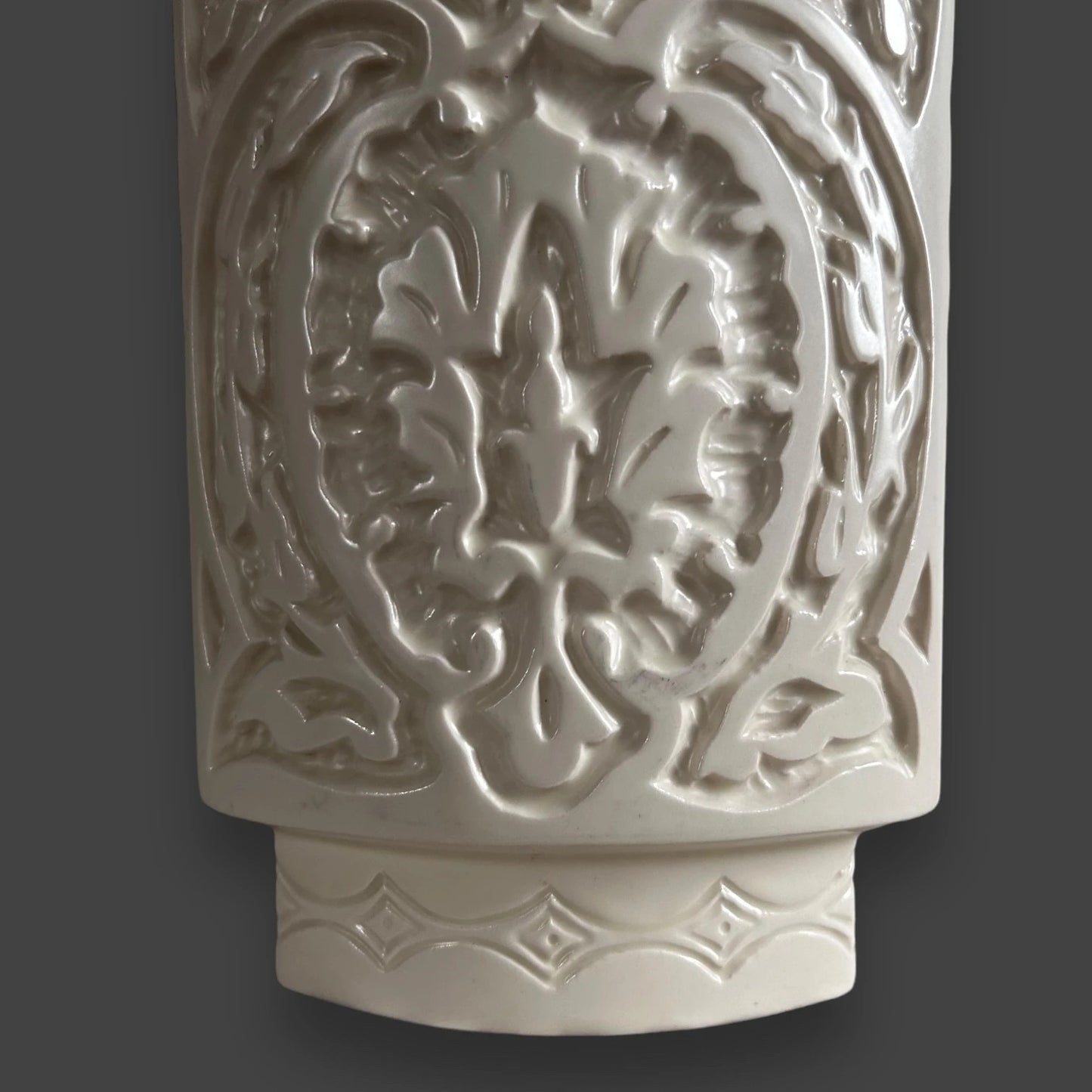 Mid Century Beswick White Vase