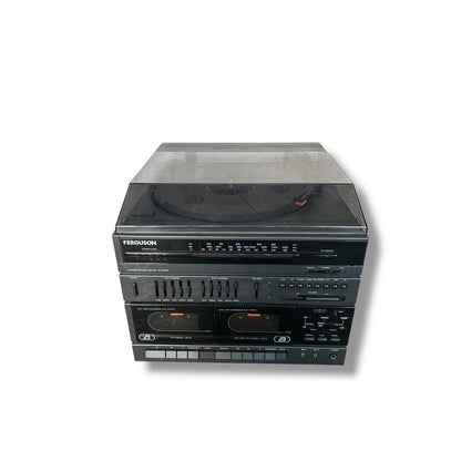 Vintage Record Player – 1980s Retro Hi-Fi System with Cassette Tape Deck & AM FM Radio