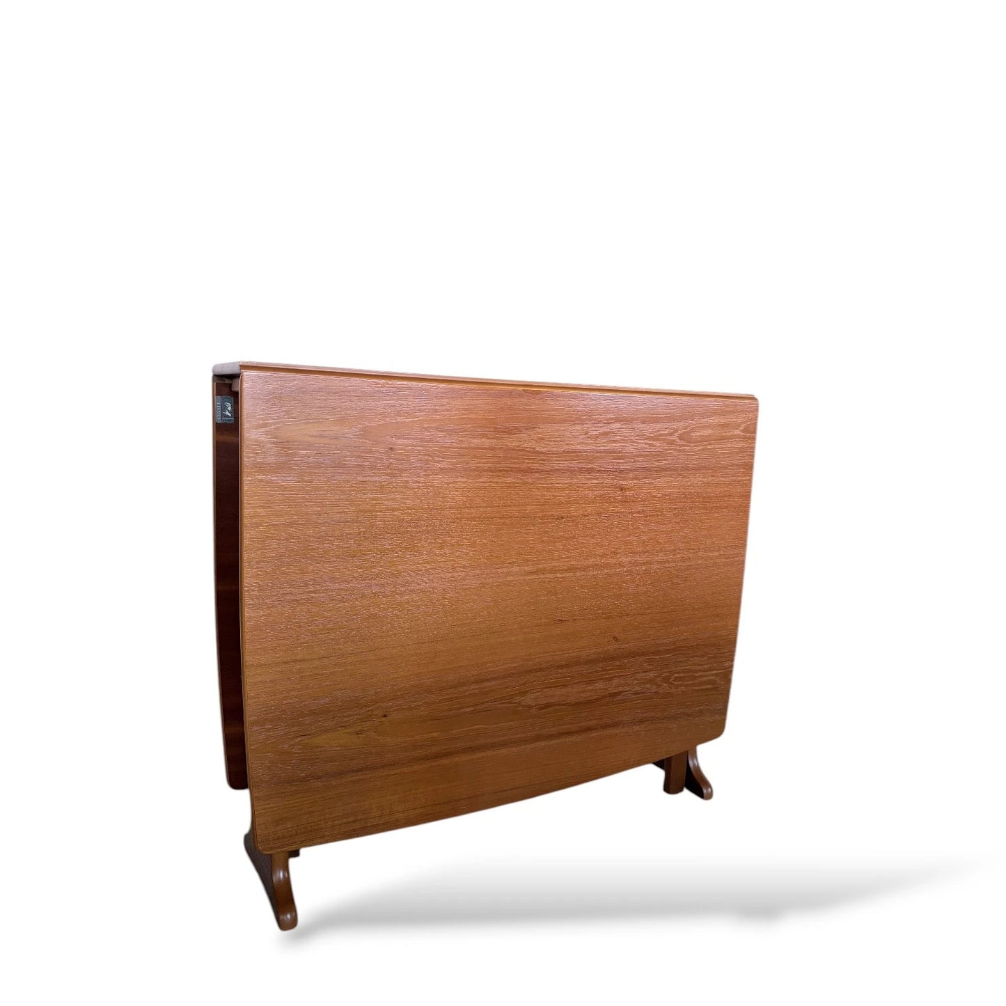 Legate Mid-Century Teak Drop-Leaf Dining Extendable Table