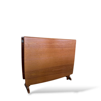 Legate Mid-Century Teak Drop-Leaf Dining Extendable Table