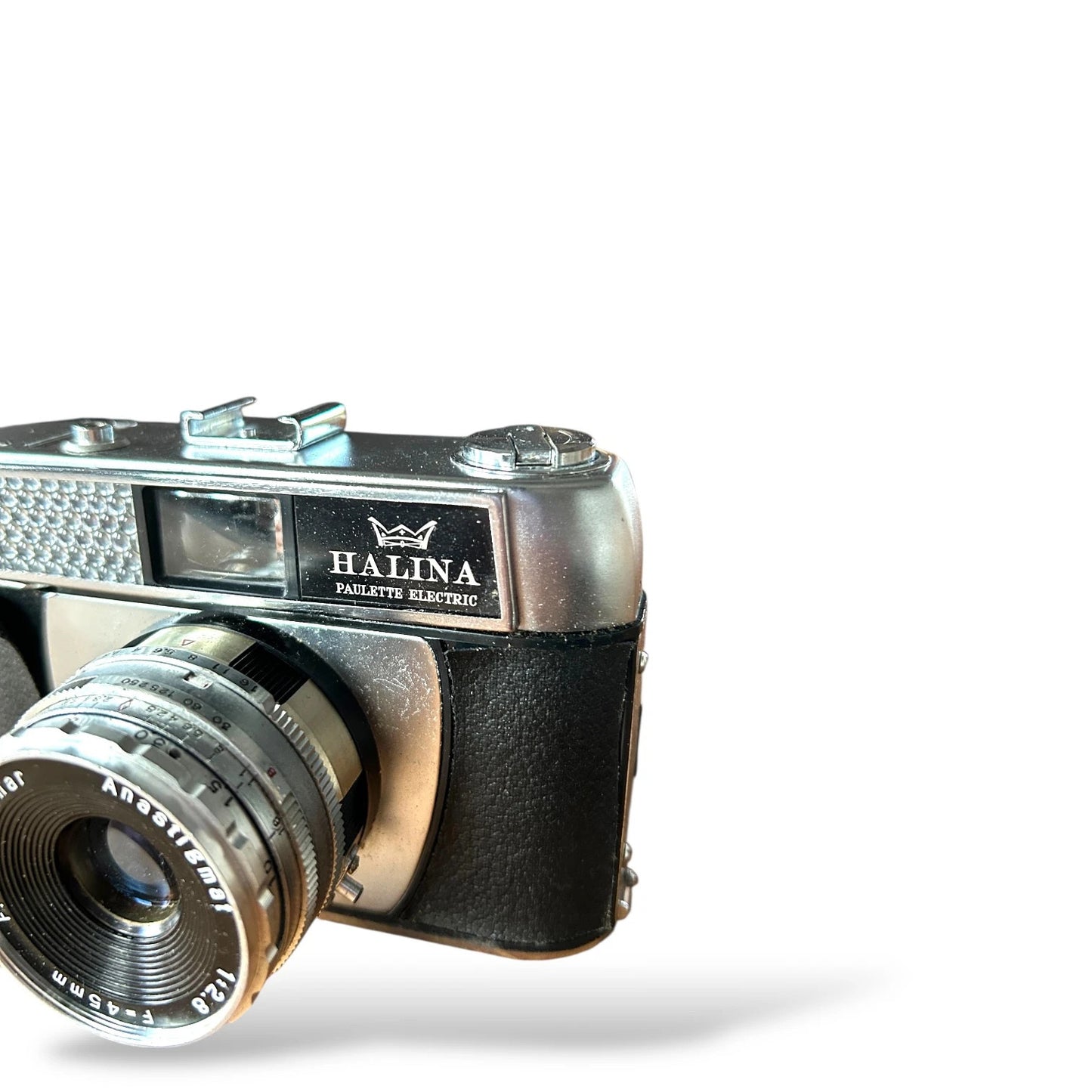 Halina Paulette Electric 35mm Film Camera – Vintage 1960s Rangefinder Style