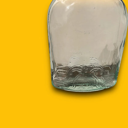 Vintage 1920s Art Nouveau Glass Bottle