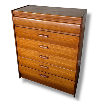 Mid Century Modern William Lawrence Tallboy Chest of Drawers