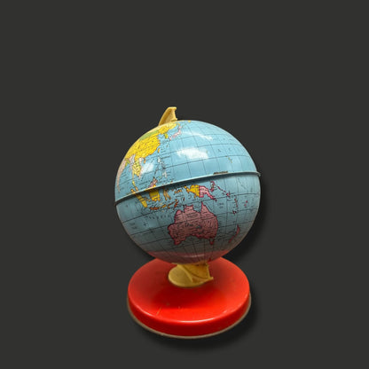 Vintage 1940s Chad Valley tin plate globe