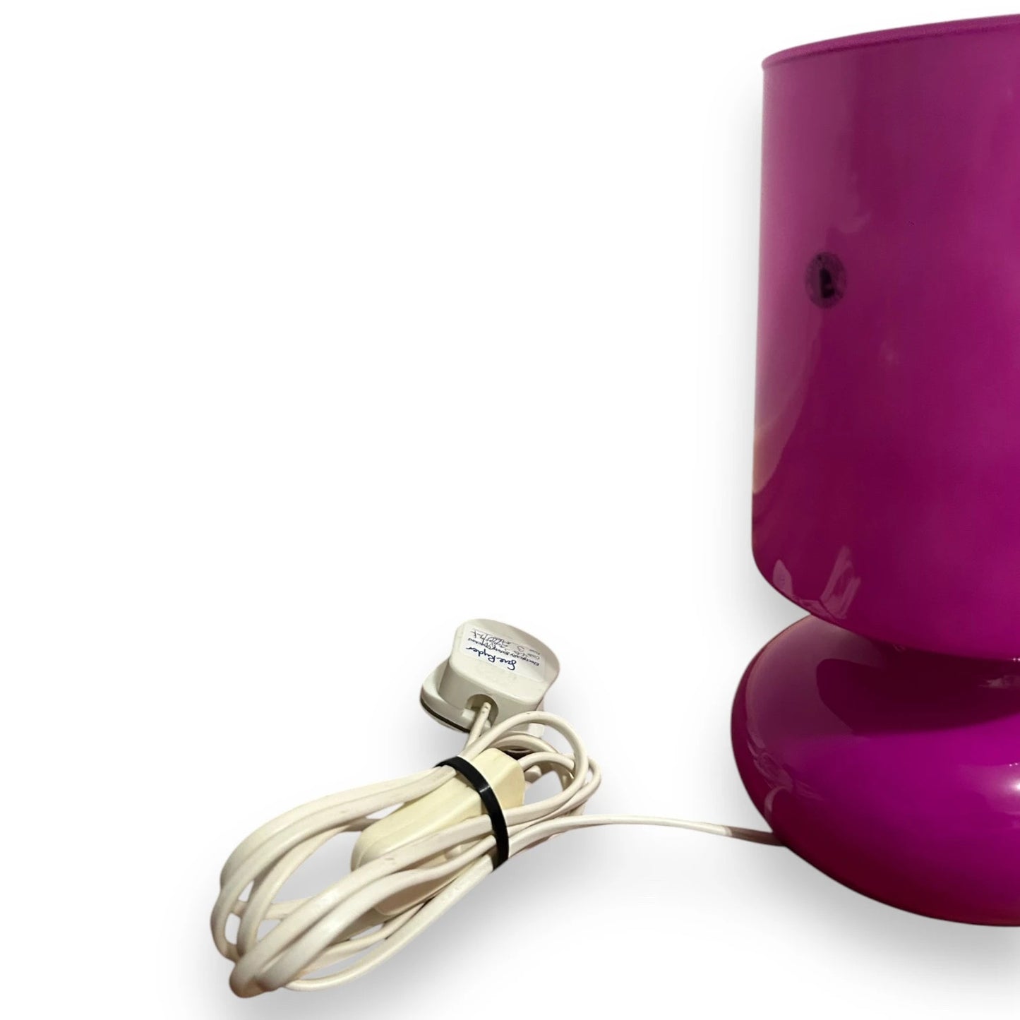 Vintage IKEA Pink Lykta Glass Lamp