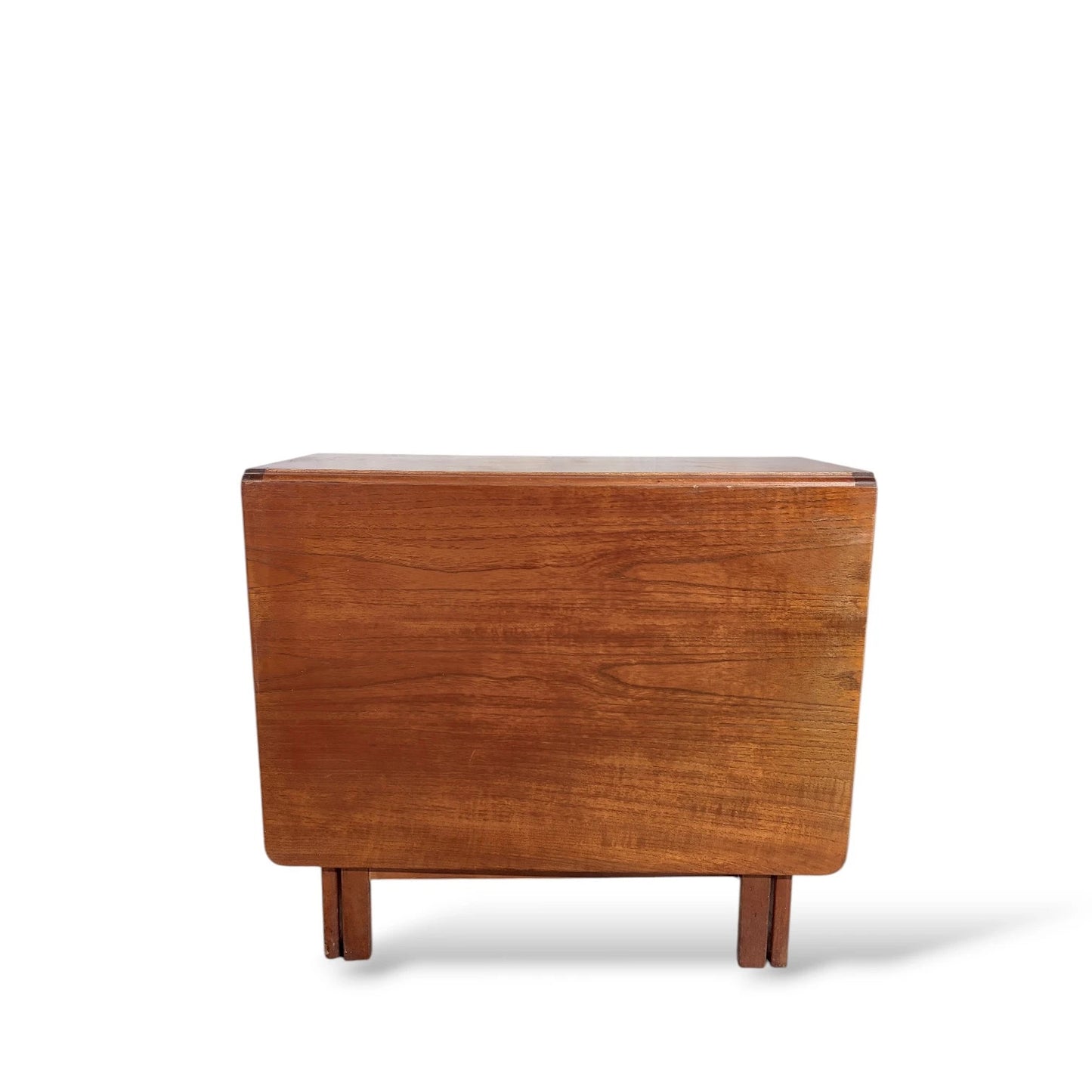 McIntosh Teak Drop-Leaf Dining Table – Mid-Century Modern Fold-Out Table