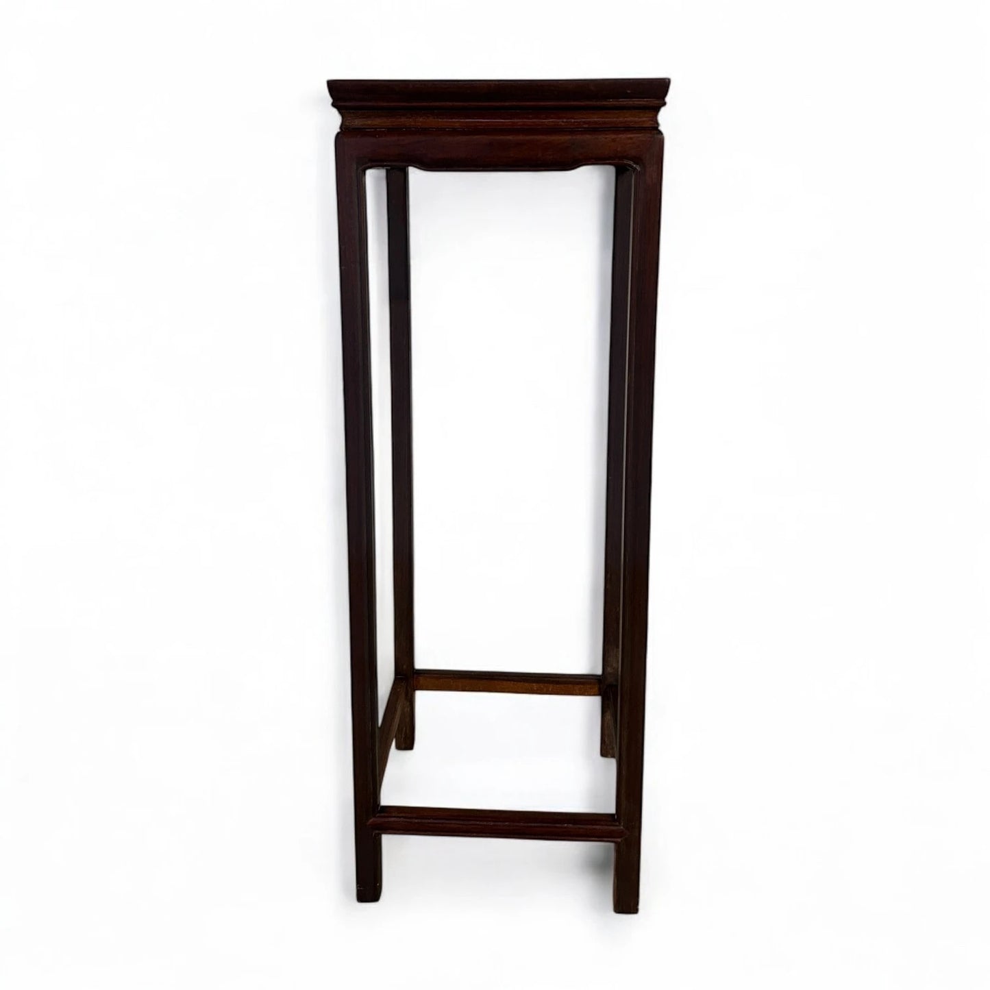 Mid Century Chinese Rosewood Tall Plant Stand