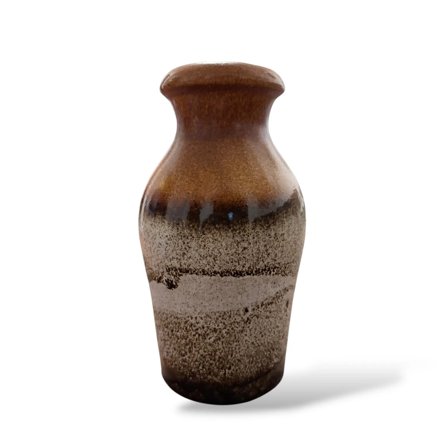 Vintage West German Pottery Vase | 1970s Fat Lava Glaze | Mid-Century