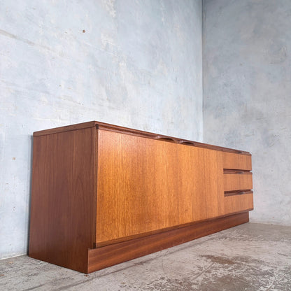 Mid Century McIntosh Teak Low Sideboard / Media Cabinet