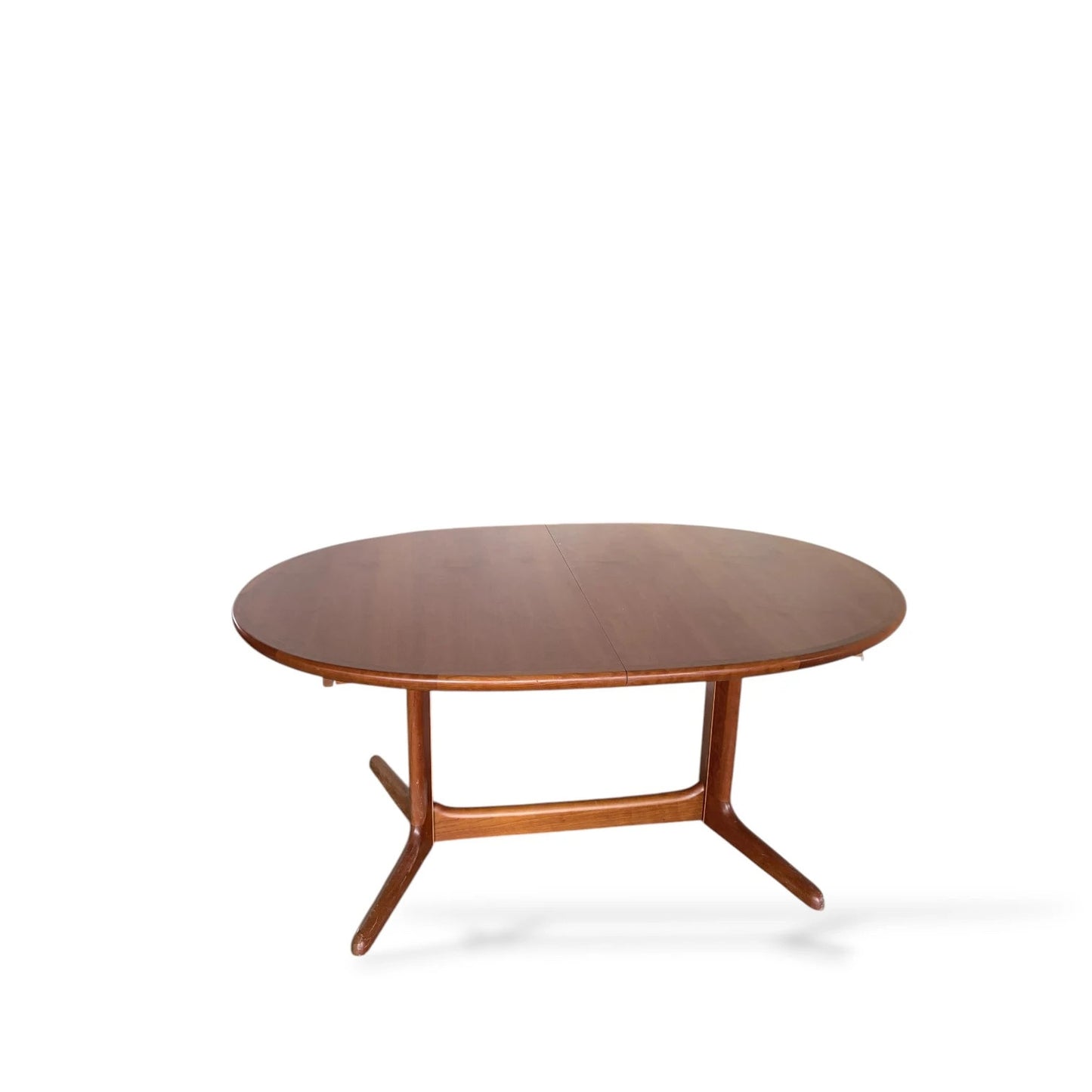 Drylund Teak Extending Dining Table | Danish Mid-Century Modern | Two Leaf Extension