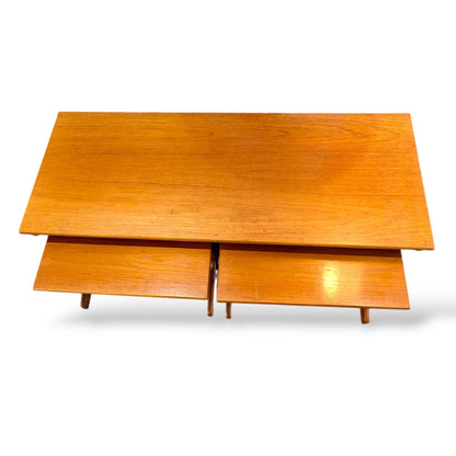 Mid-Century Teak Nesting Tables by Portwood – Vintage 1960s