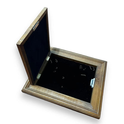Vintage 1960s Hidden Compartment Floral Picture Frame