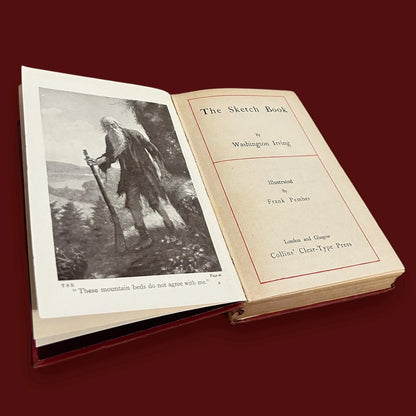 Vintage 1940s Washington Irving The Sketch Book Hardback Book
