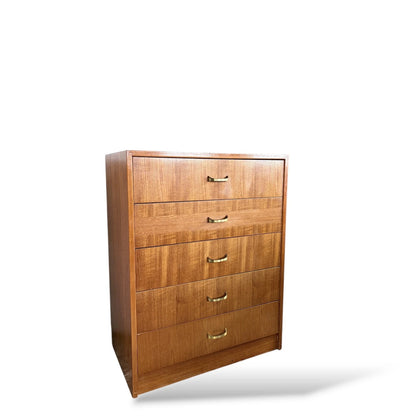 Herbert Gibbs Teak Tallboy Chest of Drawers | Mid-Century Modern Storage