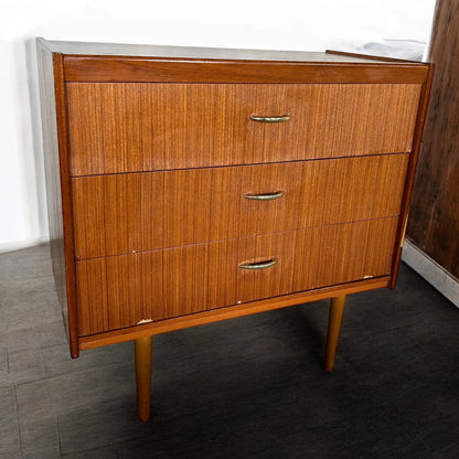 Mid Century Modern Teak Wood Chest of Drawers