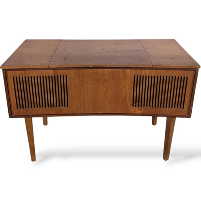 Mid Century Radiogram – Vintage Alba Radiogram Console With Turntable Cabinet
