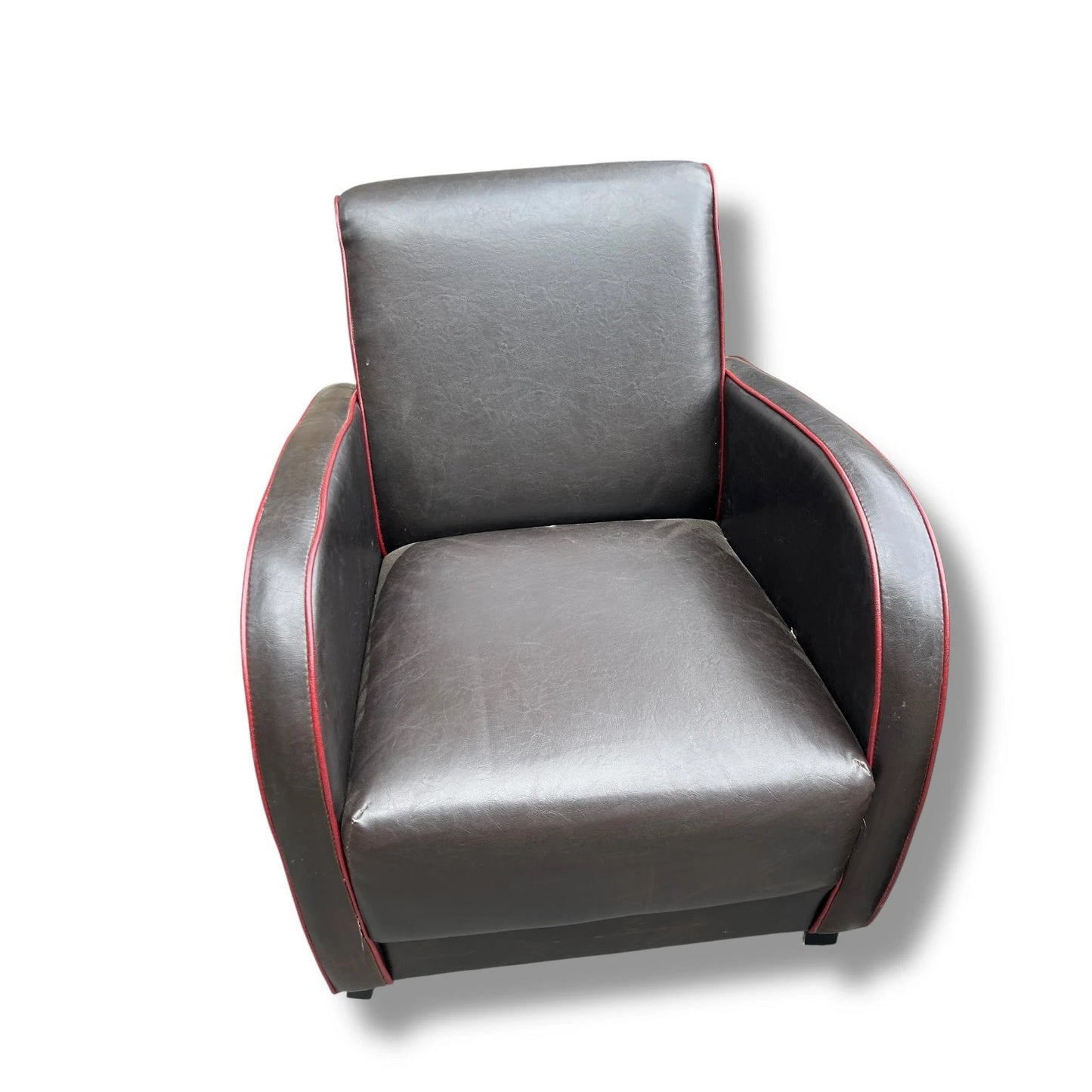 Pair of Vintage 1980s Club ArmChairs – Postmodern Lounge Armchairs