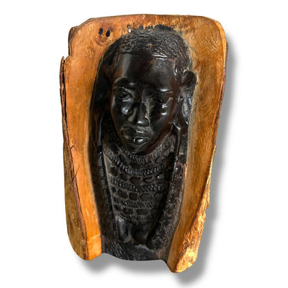Mid Century Hand Carved African Makonde Ebony Wood Sculpture