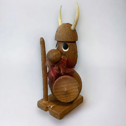 Mid centuries Danish Viking teak wood figure