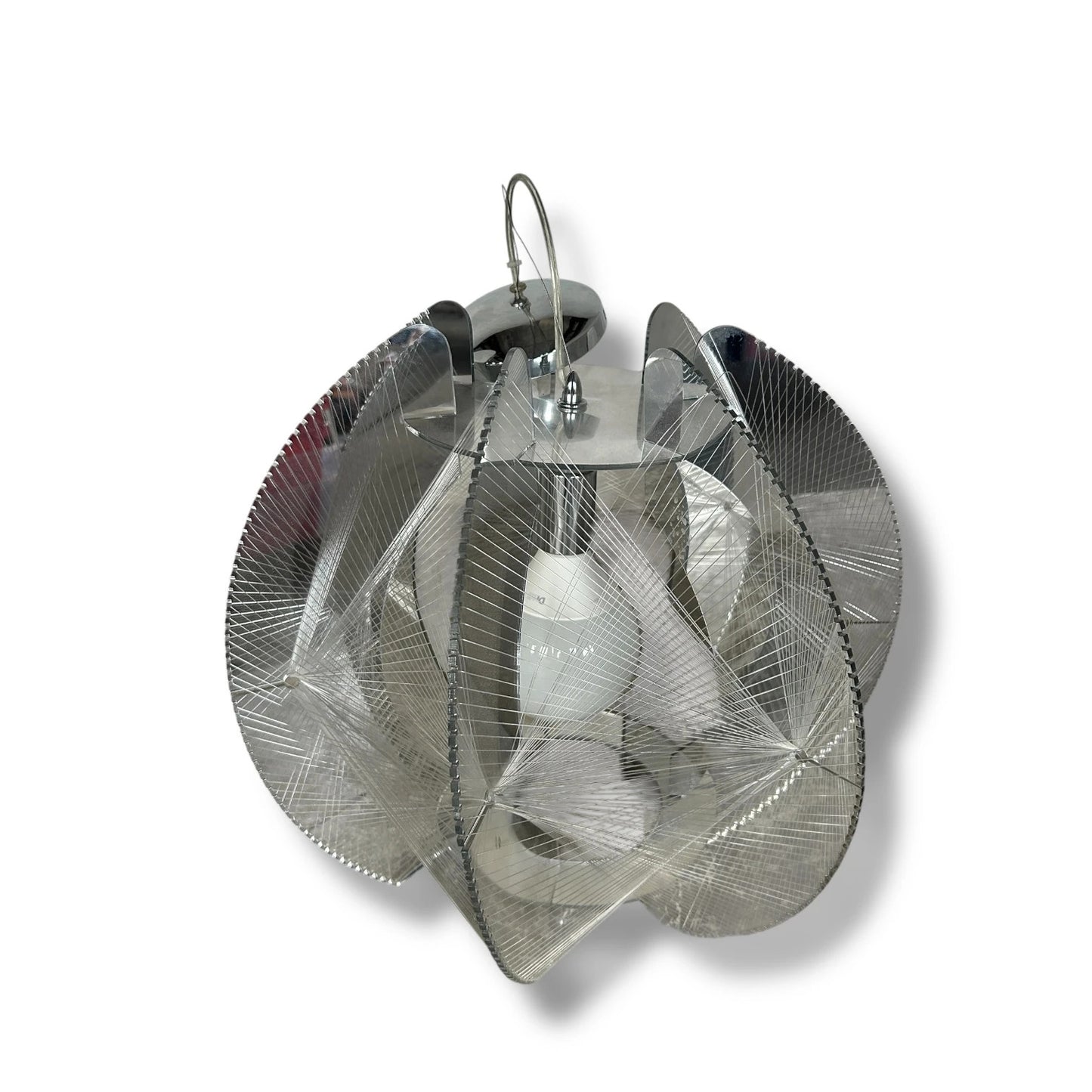 Vintage Paul Secon for Sompex Pendant Lamp – 1960s Nylon String Space Age Sputnik Light