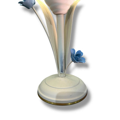 Mid Century Glass Tulip Bulb Table Lamp