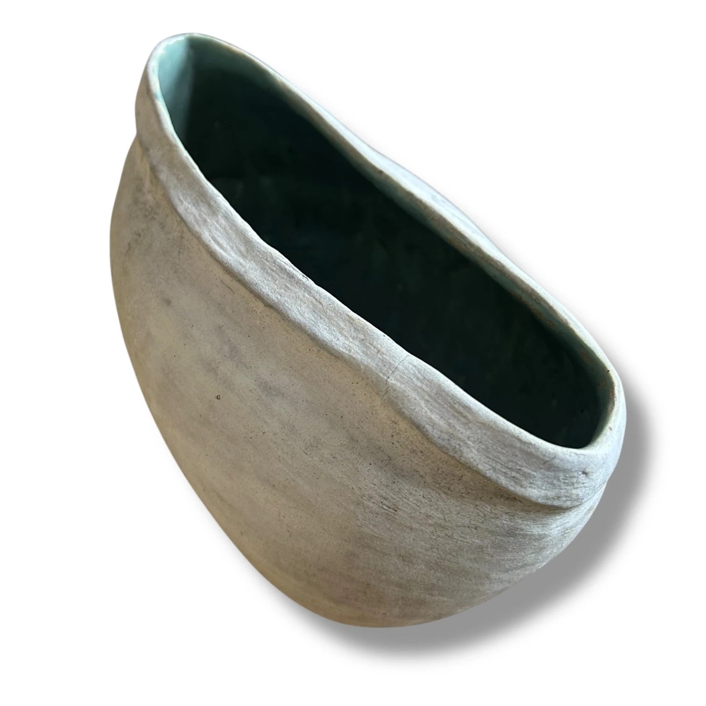 Vintage Studio Pottery Wide Plant Pot by Averil Ainley — view 3