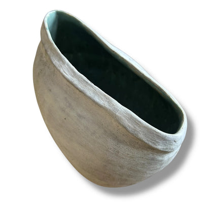 Vintage Studio Pottery Wide Plant Pot by Averil Ainley — view 3