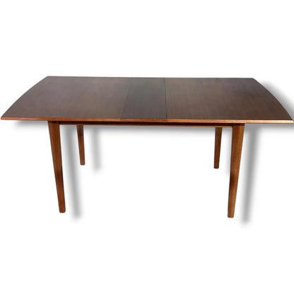 Mid Century Dining Table - Alfred Cox Extending Solid Wood Table, Vintage Style