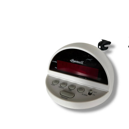 Vintage Ingersoll Digital Alarm Clock – 1980s Retro Space Age