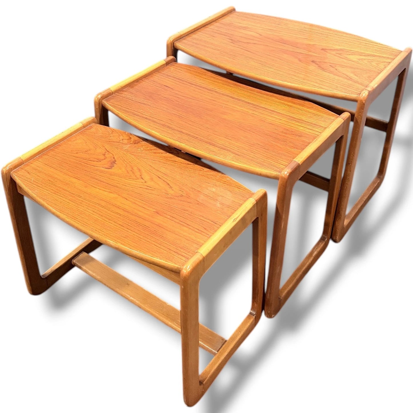 Swedish Mid-Century Teak Nest of Tables — view 3