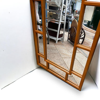 Vintage 1980s Arch Window Mirror