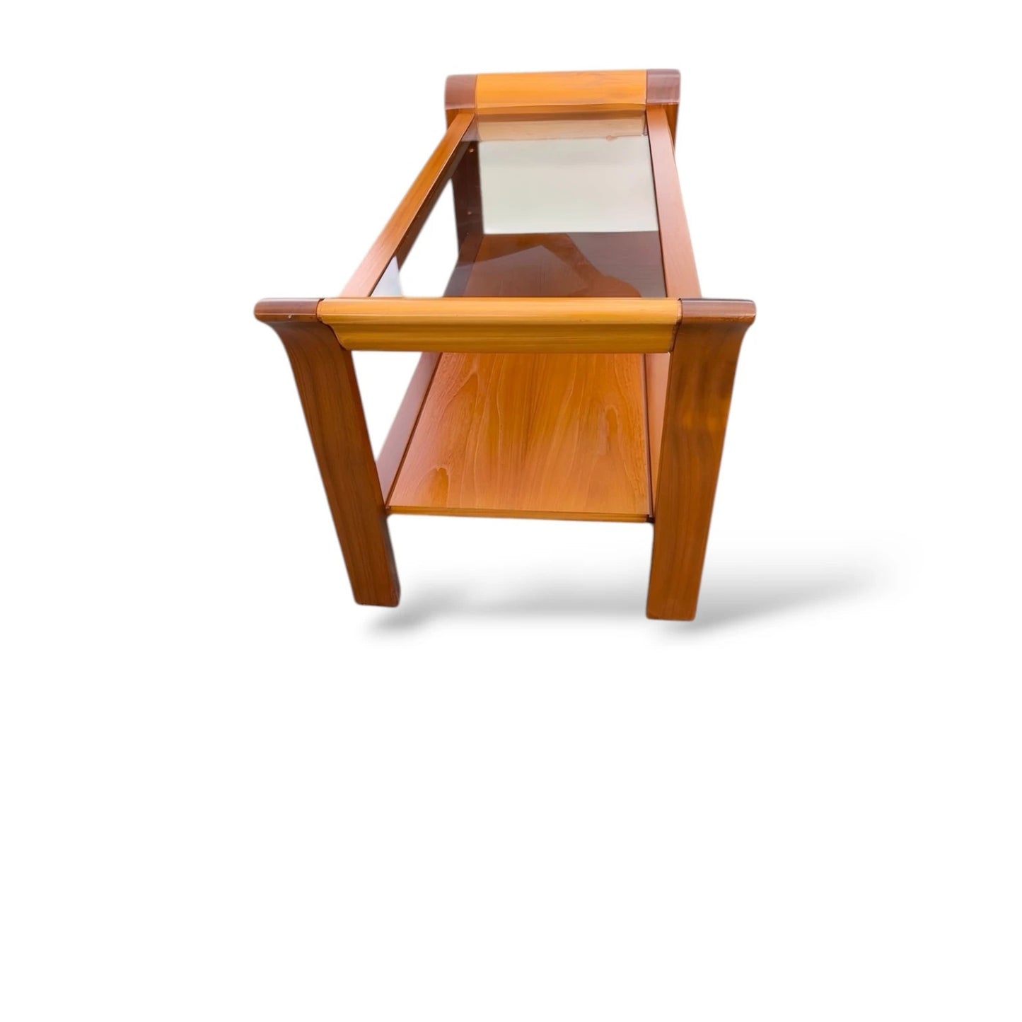 Nathan Smoked Glass Coffee Table – Mid-Century Modern Design