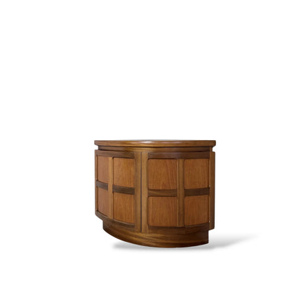 Nathan Mid-Century Corner Unit Teak Bedside Cabinet