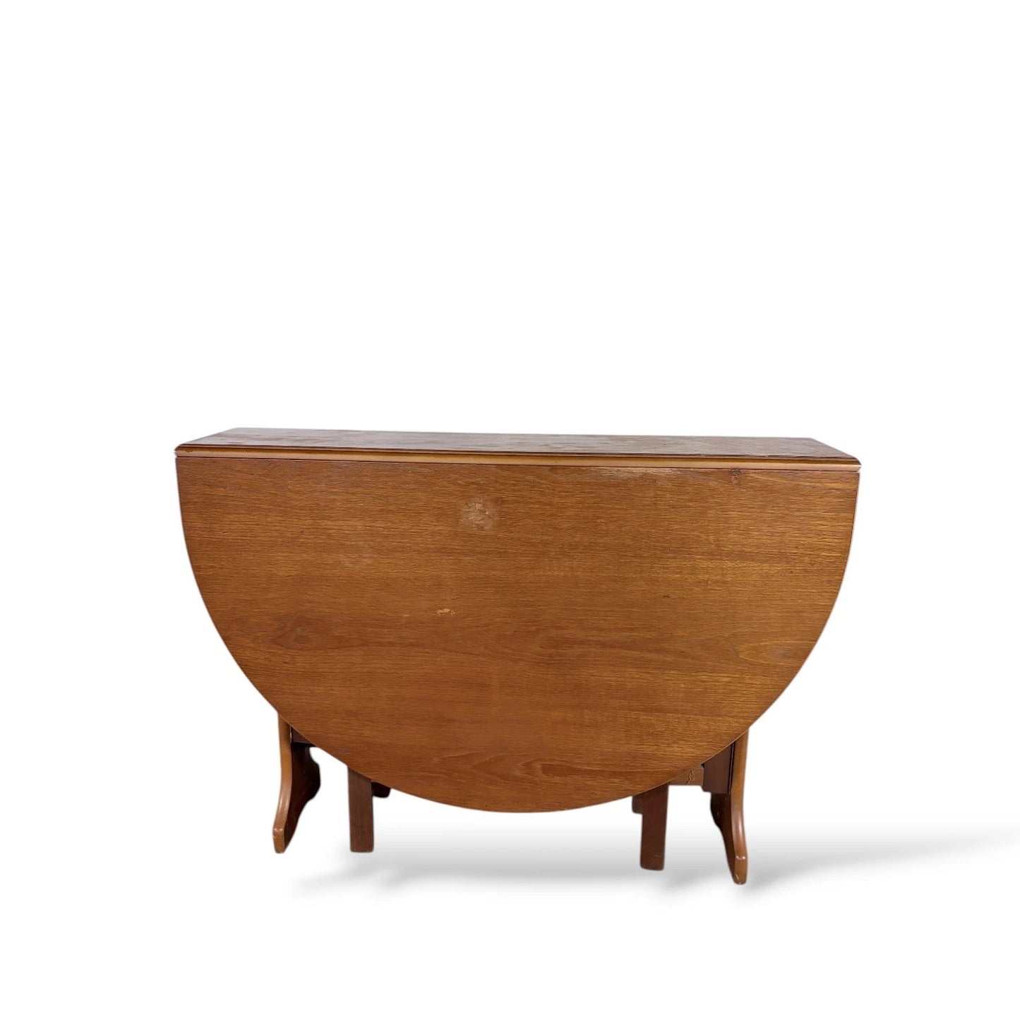 McIntosh Teak Drop-Leaf Dining Table – Mid-Century Folding Table