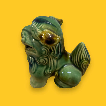 Vintage 1970s Chinese ceramic foo dog
