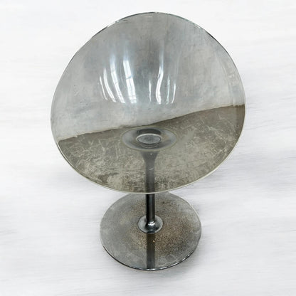 Vintage Phillipe Starck for Kartell Chrome and Plastic Ghost Egg Chair