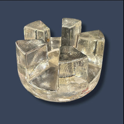 Mid Century Blenko Glass Candle Holder